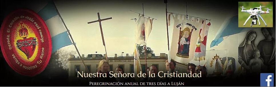 Desde los aires: Peregrinación “Nuestra Señora de la Cristiandad” en drone