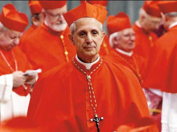 Presentación de militares detenidos argentinos ante el Cardenal Poli