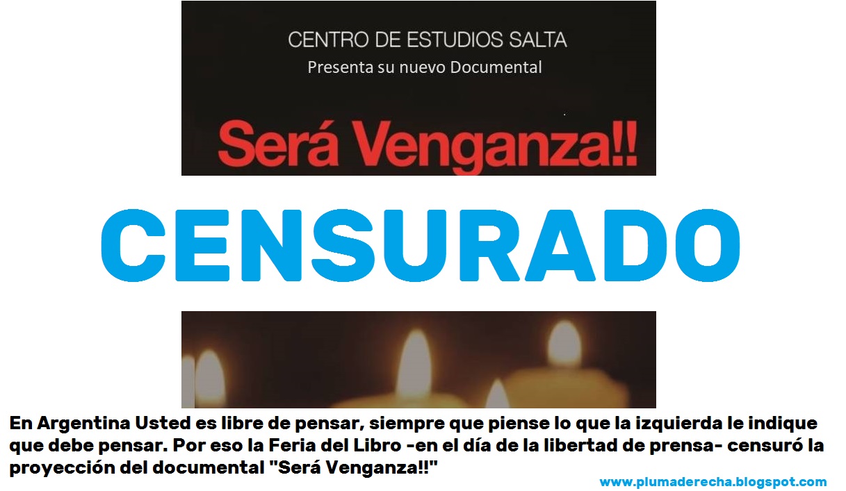 Censura en Progrelandia: documental “Será venganza”