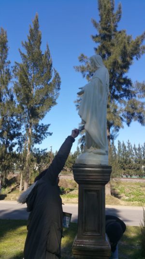 Un pecador arrepentido y nueva imagen de la Virgen