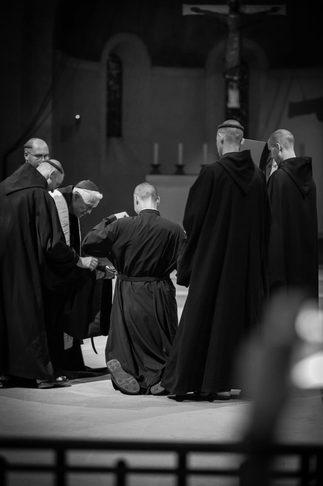 Un monje argentino en la abadía de Le Barroux, Francia