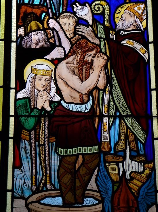 El Bautismo de Clodoveo, rey de los Francos. Soeur Marie de la Sagesse (tr. de Philippe De Villiers)