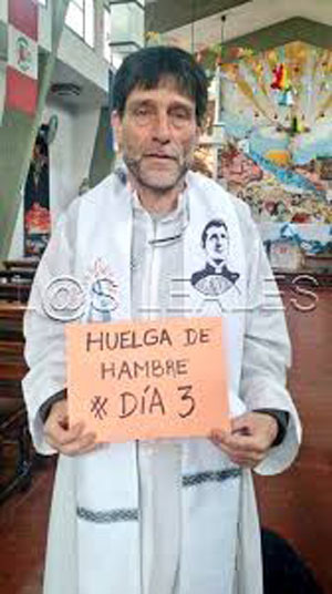 Presiones y amenazas de la izquierda a un sacerdote de Cristo