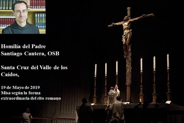 Homilía del P. Santiago Cantera en el Valle de los Caídos. 19 de Mayo 2019