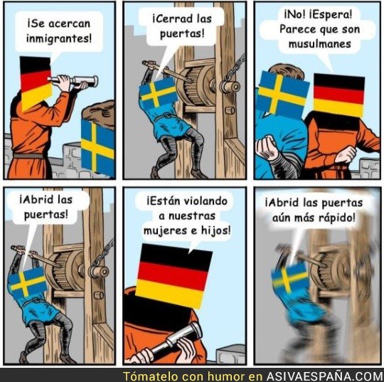 Más vale negro en mano que sueco violando