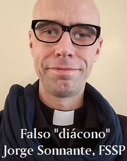 Es falso el “diácono” Jorge Sonnante