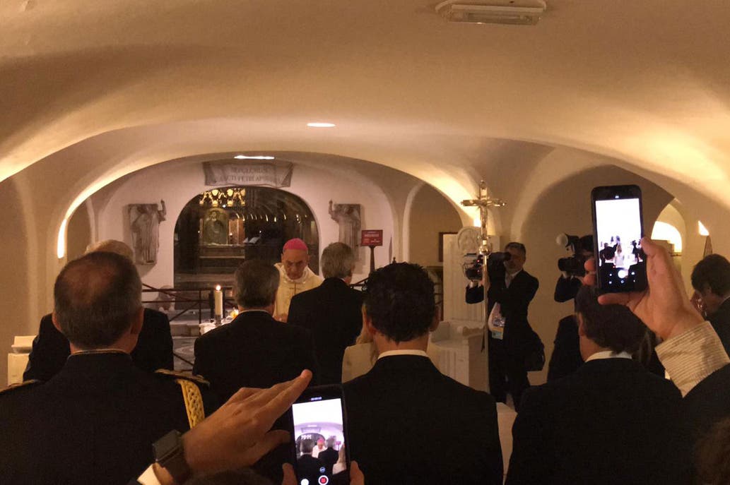 El Rey David, Perón y Alberto Fernández en el Vaticano. Una misa peronista