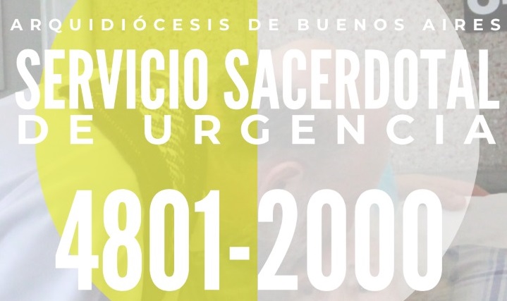 Servicio sacerdotal de urgencia en CABA (Buenos Aires). Contacto