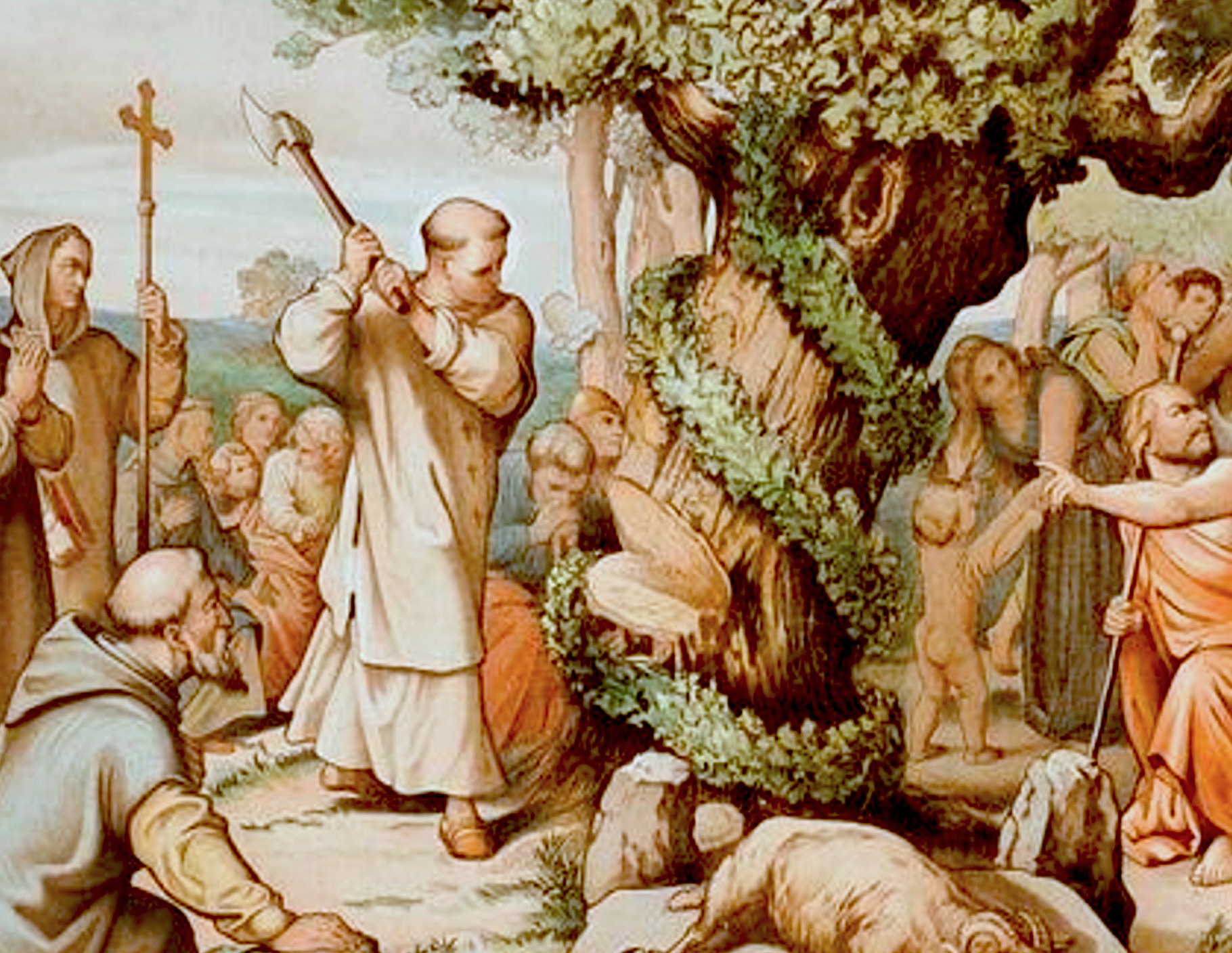 San Bonifacio, destructor de falsos dioses