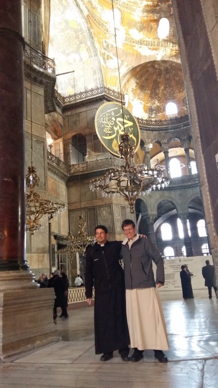 Rezando en Santa Sofía, antes de que fuera mezquita…