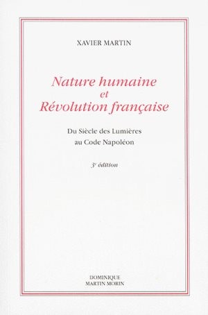 Naturaleza humana y Revolución Francesa.