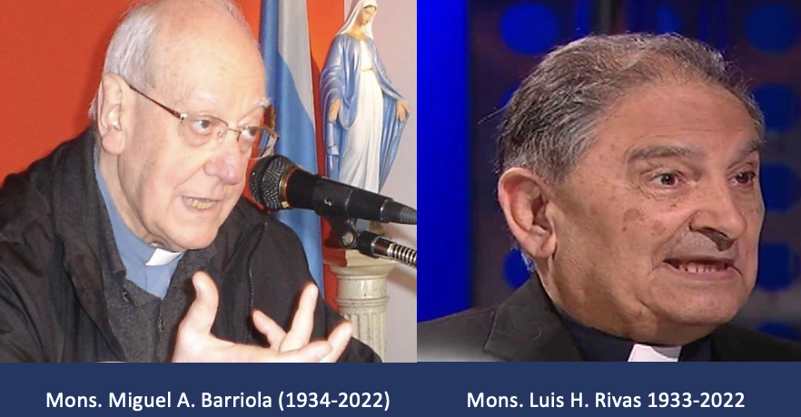 La muerte de dos biblistas distintos. Barriola y Rivas