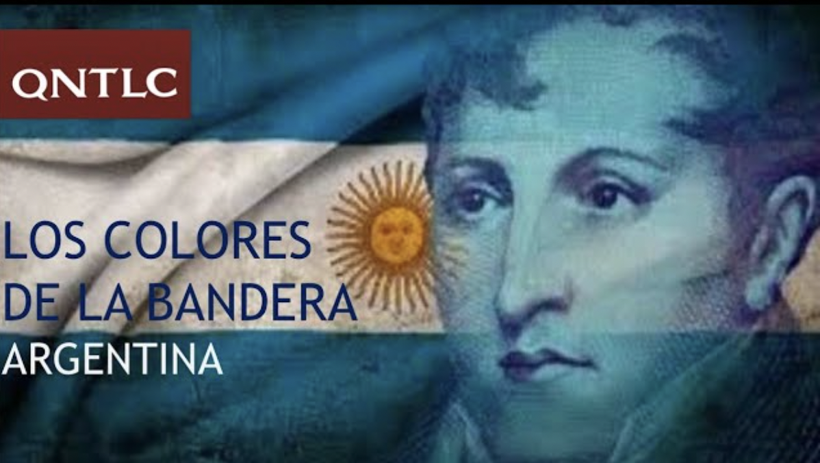 Los colores de la bandera argentina. Los colores de la Inmaculada