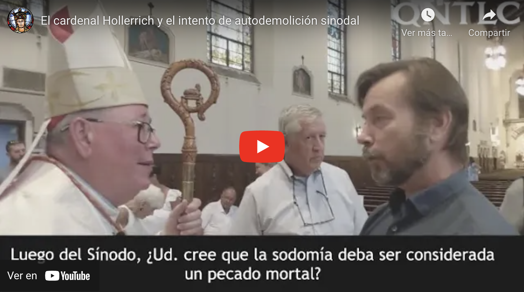 ¿Sínodos sexuales de los tiempos?