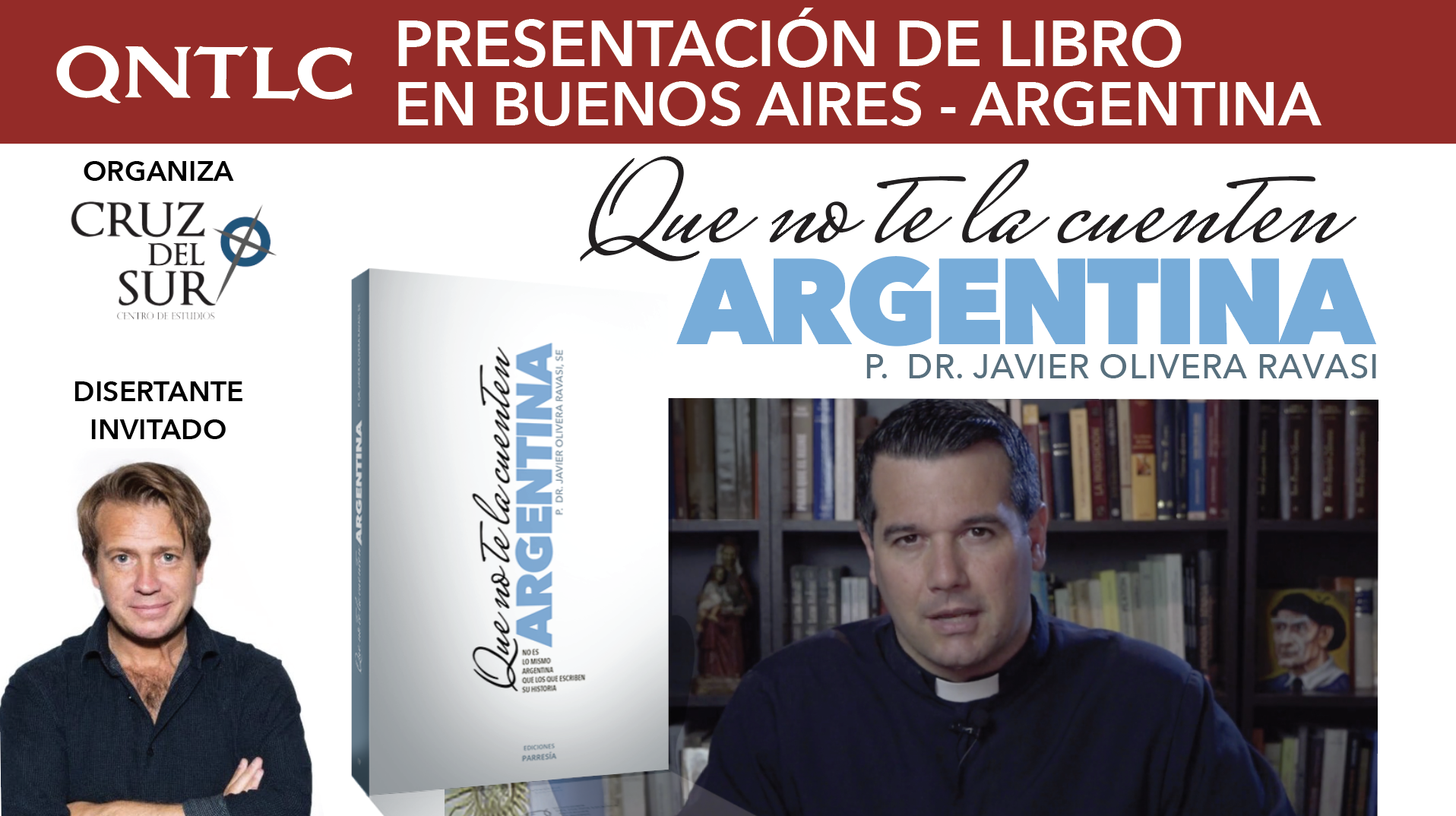 Que no te la cuenten, Argentina. Presentación de libro con Nicolás Márquez