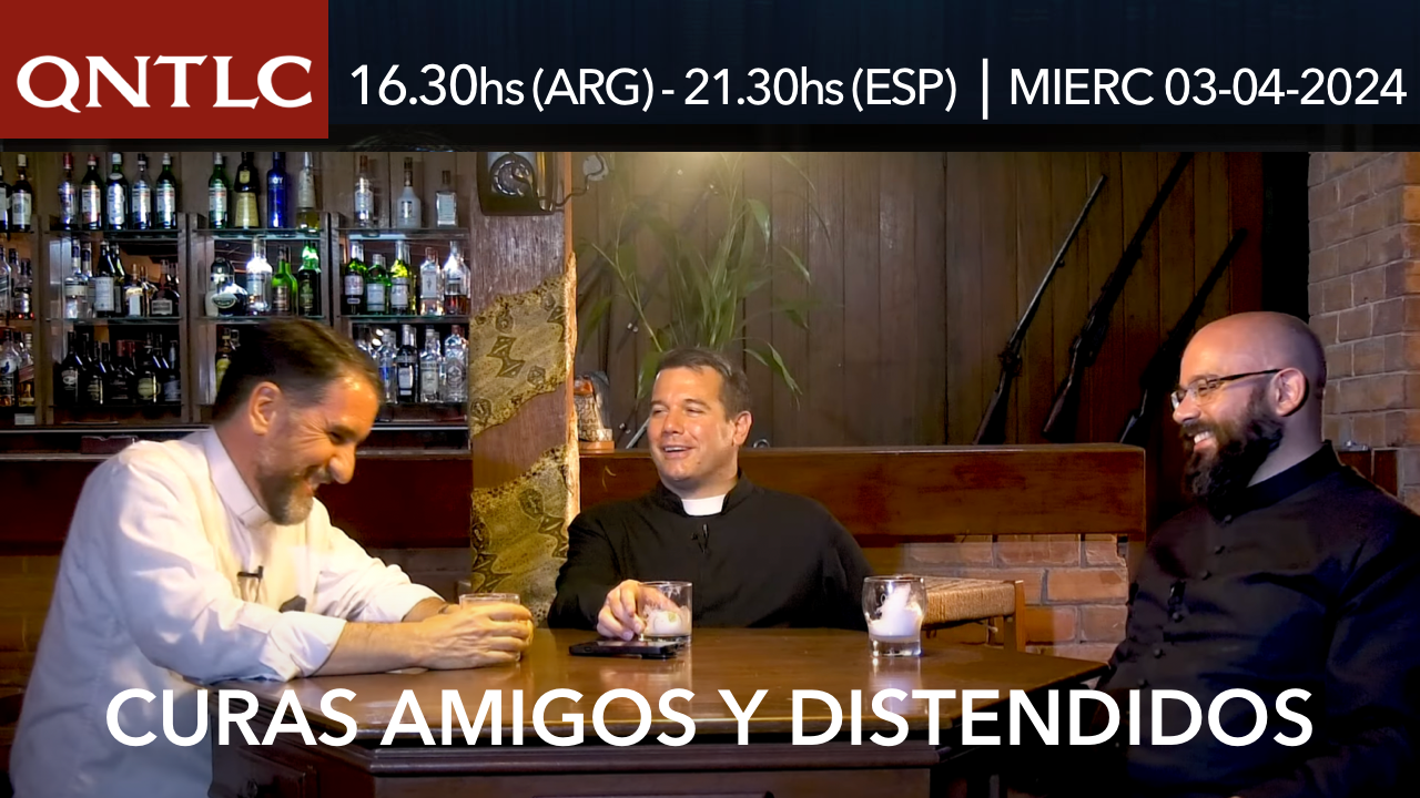 Conversación distendida con curas amigos