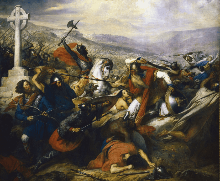 Historia de batallas. La Batalla de Poitiers: “Una muralla de hierro”