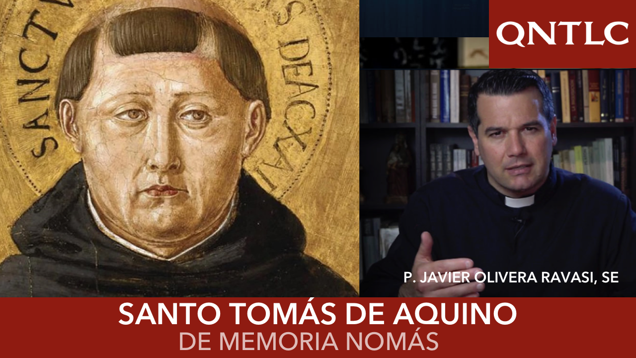 Santo Tomás de Aquino, de memoria nomás